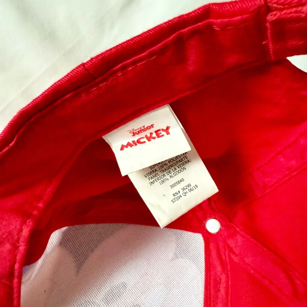 Mickey Mouse Red and Blue Cap With Micky Ears